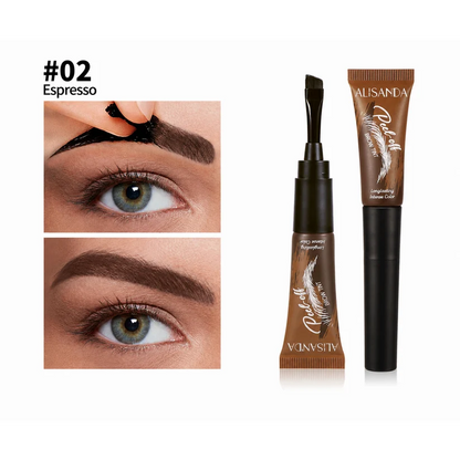 Waterproof 5-Color Peel-Off Eyebrow Gel — Long-Lasting Tint