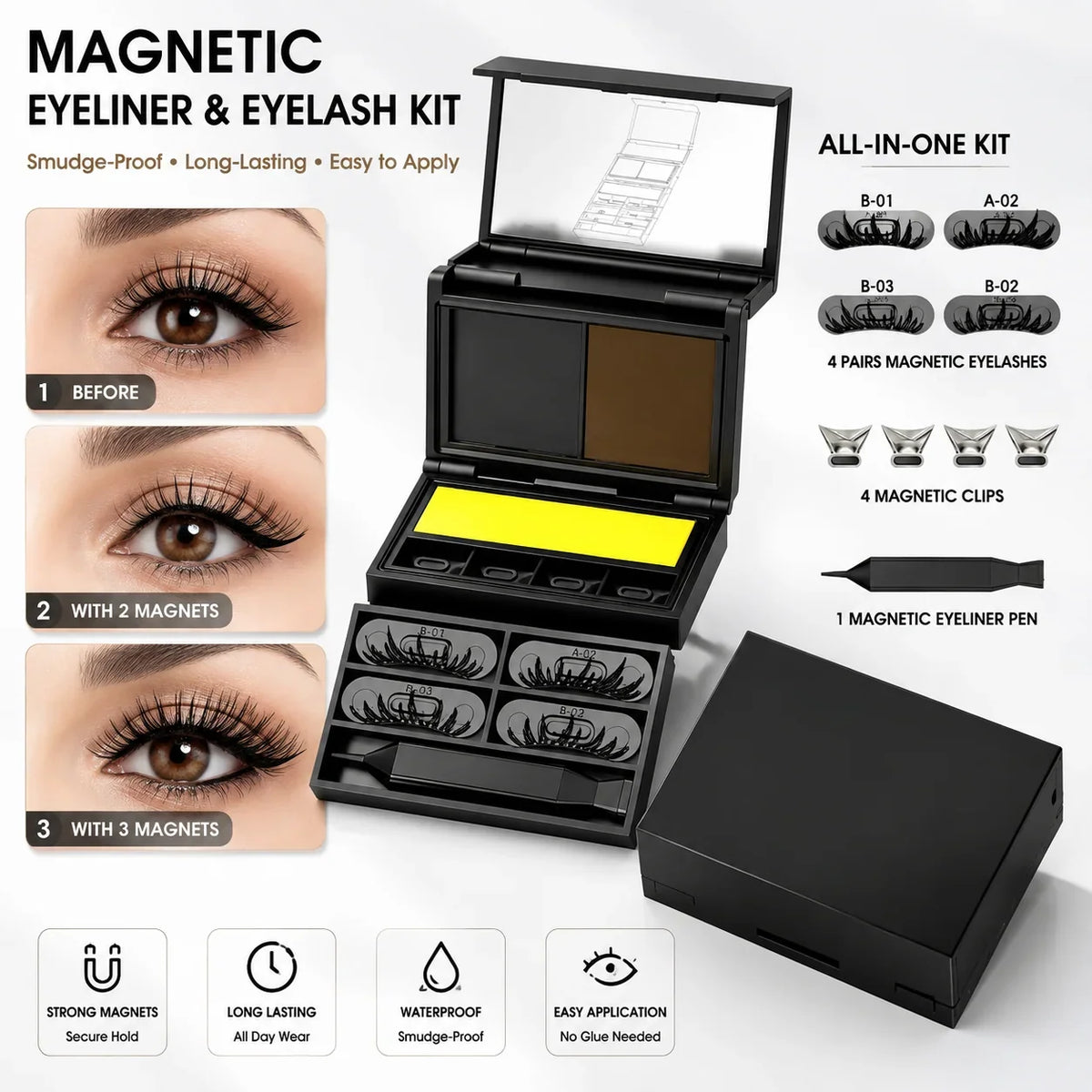 3-in-1 Lower Lash, Eyeliner & Beauty Mark Stamp Kit